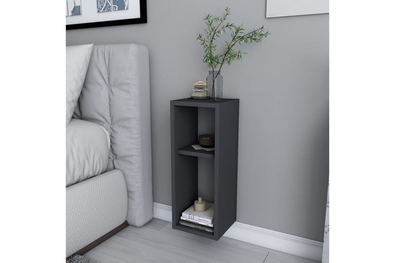 Rinorea Sengebord 23,2x59,6 cm - Antracit - Møbler - Borde - Aflastningsbord - Sengebord