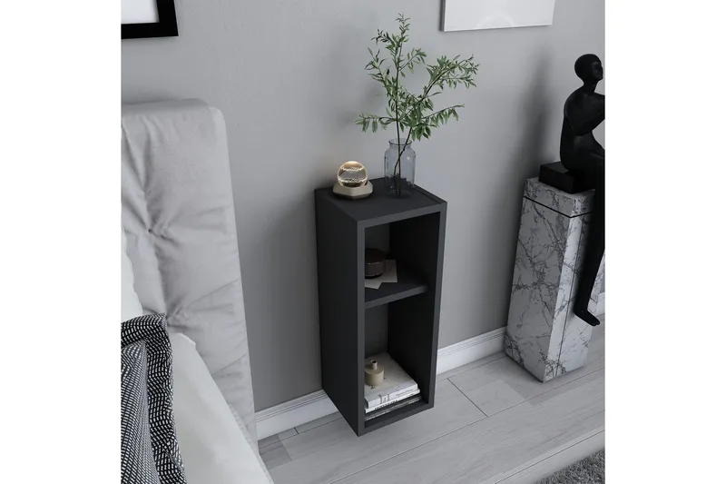 Rinorea Sengebord 23,2x59,6 cm - Antracit - Møbler - Borde - Aflastningsbord - Sengebord