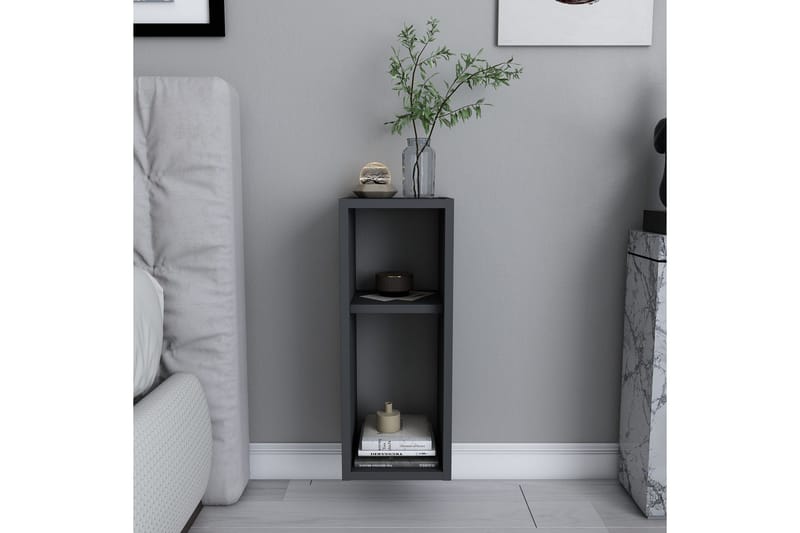 Rinorea Sengebord 23,2x59,6 cm - Antracit - Møbler - Borde - Aflastningsbord - Sengebord