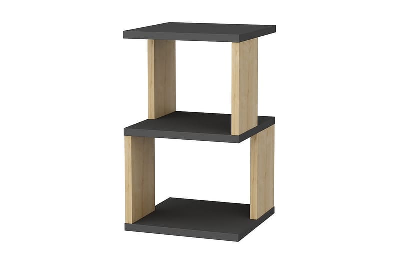 Rinorea Sengebord 29,6x49,4 cm - Antracit - Møbler - Borde - Aflastningsbord - Sengebord