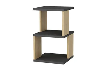 Rinorea Sengebord 29,6x49,4 cm - Antracit - Møbler - Borde - Aflastningsbord - Sengebord