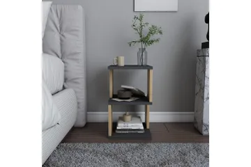 Rinorea Sengebord 29,6x49,4 cm - Antracit - Møbler - Borde - Aflastningsbord - Sengebord