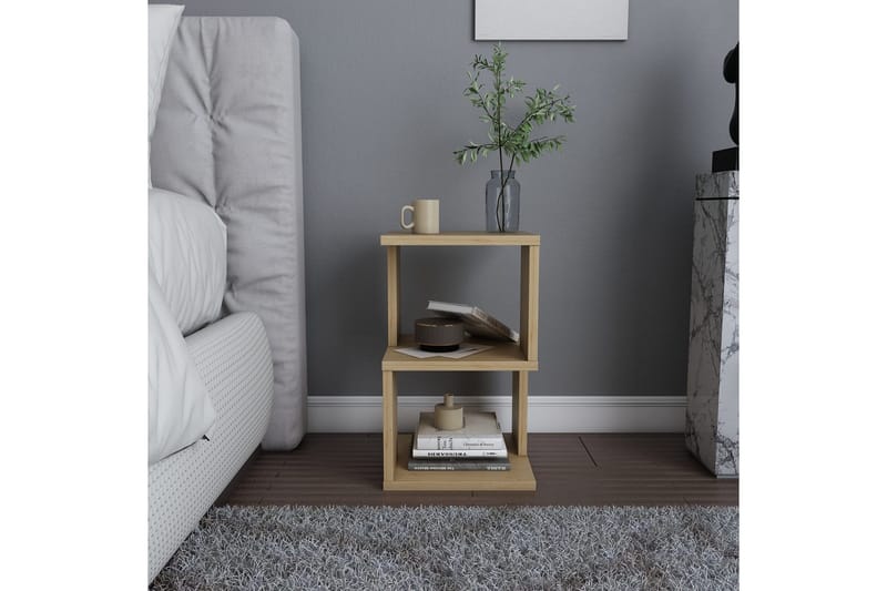 Rinorea Sengebord 29,6x49,4 cm - Brun - Møbler - Borde - Aflastningsbord - Sengebord