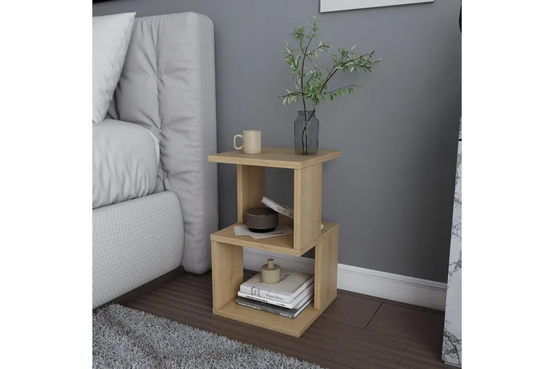 Rinorea Sengebord 29,6x49,4 cm - Brun - Møbler - Borde - Aflastningsbord - Sengebord