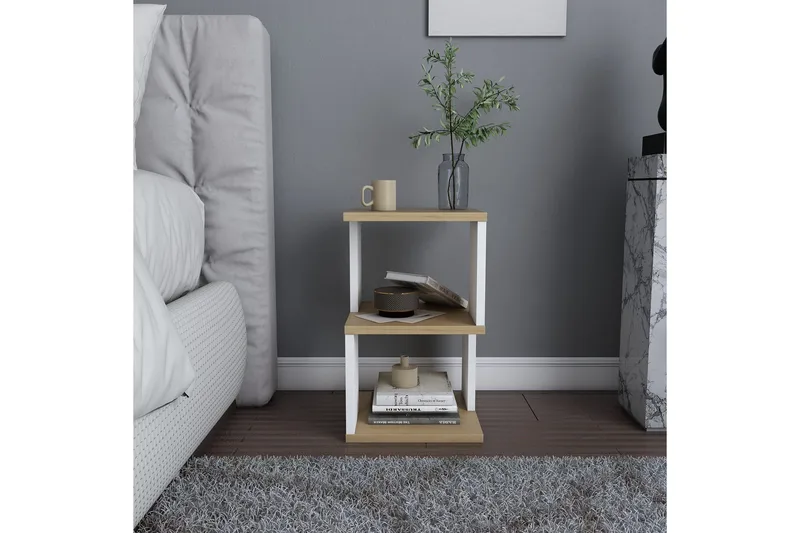 Rinorea Sengebord 29,6x49,4 cm - Brun - Møbler - Borde - Aflastningsbord - Sengebord