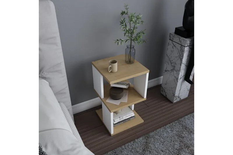 Rinorea Sengebord 29,6x49,4 cm - Brun - Møbler - Borde - Aflastningsbord - Sengebord