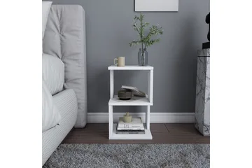 Rinorea Sengebord 29,6x49,4 cm - Hvid - Møbler - Borde - Aflastningsbord - Sengebord