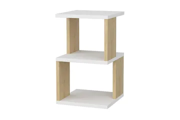 Rinorea Sengebord 29,6x49,4 cm - Hvid - Møbler - Borde - Aflastningsbord - Sengebord