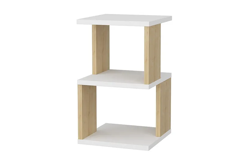 Rinorea Sengebord 29,6x49,4 cm - Hvid - Møbler - Borde - Aflastningsbord - Sengebord