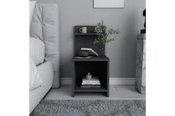 Rinorea Sengebord 35,6x72 cm - Antracit - Møbler - Borde - Aflastningsbord - Sengebord