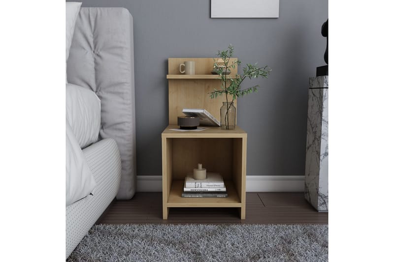 Rinorea Sengebord 35,6x72 cm - Brun - Møbler - Borde - Aflastningsbord - Sengebord