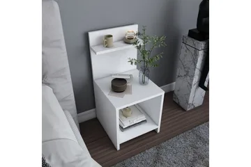 Rinorea Sengebord 35,6x72 cm - Hvid - Møbler - Borde - Aflastningsbord - Sengebord
