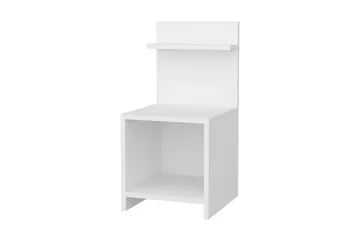 Rinorea Sengebord 35,6x72 cm - Hvid - Møbler - Borde - Aflastningsbord - Sengebord