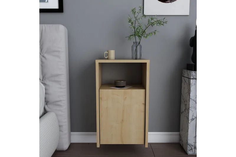 Rinorea Sengebord 36x61,4 cm - Brun - Møbler - Borde - Aflastningsbord - Sengebord