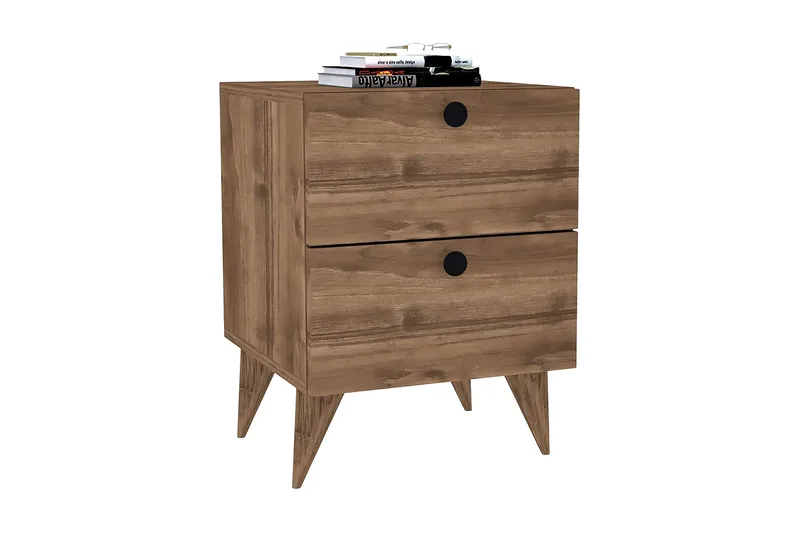 Rinorea Sengebord 40x55 cm - Brun - Møbler - Borde - Aflastningsbord - Sengebord