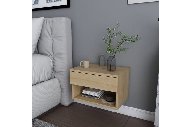 Rinorea Sengebord 44,6x31,9 cm - Brun - Møbler - Borde - Aflastningsbord - Sengebord