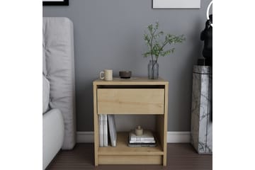 Rinorea Sengebord 44,6x52,8 cm - Brun - Møbler - Borde - Aflastningsbord - Sengebord
