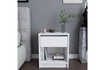 Rinorea Sengebord 44,6x52,8 cm - Hvid - Møbler - Borde - Aflastningsbord - Sengebord