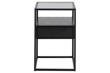 Sakila Sengebord 35 cm - Sort - Møbler - Borde - Aflastningsbord - Sengebord