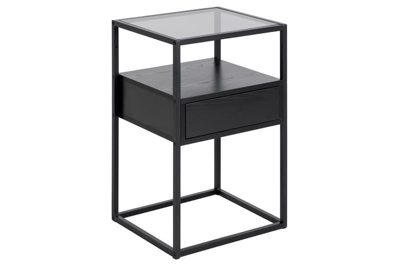 Sakila Sengebord 35 cm - Sort - Møbler - Borde - Aflastningsbord - Sengebord