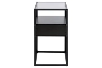 Sakila Sengebord 35 cm - Sort - Møbler - Borde - Aflastningsbord - Sengebord