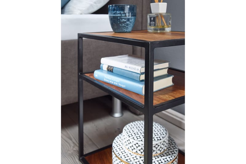 Seddik Sengebord 35 cm Rektangulær - Brun - Møbler - Borde - Aflastningsbord - Sengebord