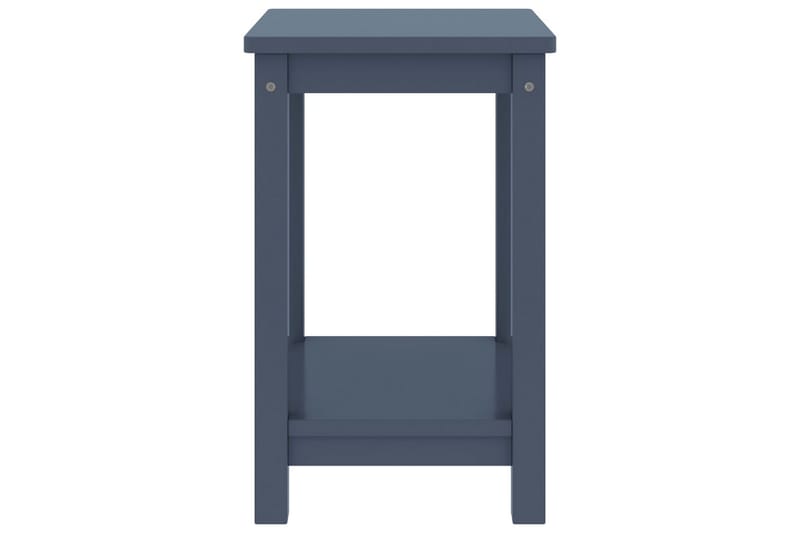 sengebord 35x30x47 cm massivt fyrretræ lysegrå - Grå - Møbler - Borde - Aflastningsbord - Sengebord