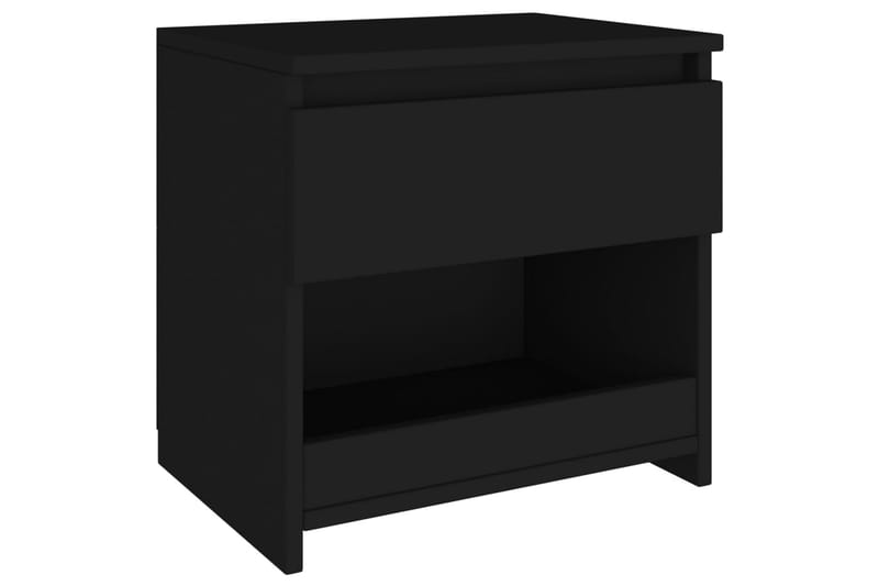 sengebord 40x30x39 cm spånplade sort - Sort - Møbler - Borde - Aflastningsbord - Sengebord