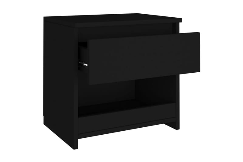 sengebord 40x30x39 cm spånplade sort - Sort - Møbler - Borde - Aflastningsbord - Sengebord