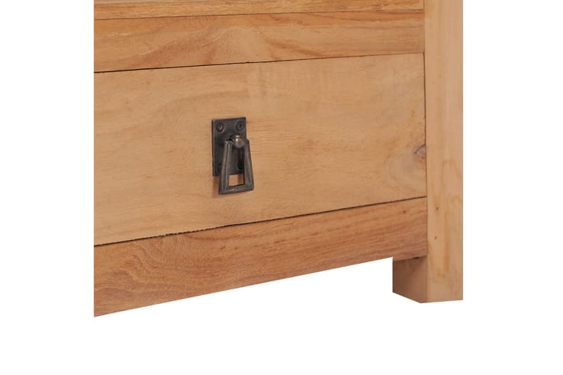 Sengebord 40x30x50 cm Massivt Teaktræ - Brun - Møbler - Borde - Aflastningsbord - Sengebord