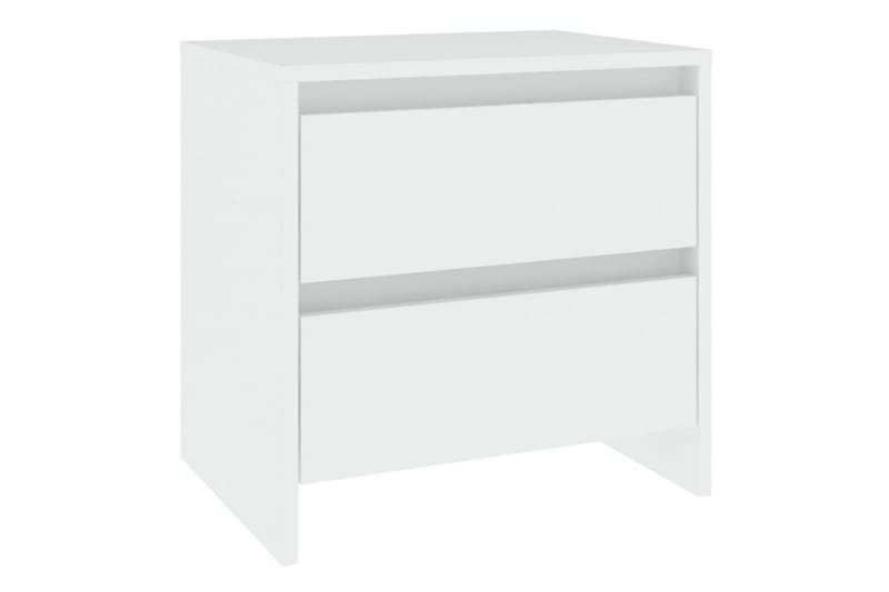 sengebord 45x34,5x44,5 cm spånplade hvid - Hvid - Møbler - Borde - Aflastningsbord - Sengebord