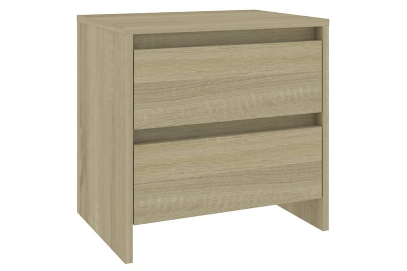 sengebord 45x34,5x44,5 cm spånplade sonoma-eg - Brun - Møbler - Borde - Aflastningsbord - Sengebord
