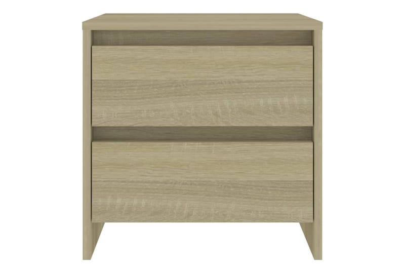 sengebord 45x34,5x44,5 cm spånplade sonoma-eg - Brun - Møbler - Borde - Aflastningsbord - Sengebord