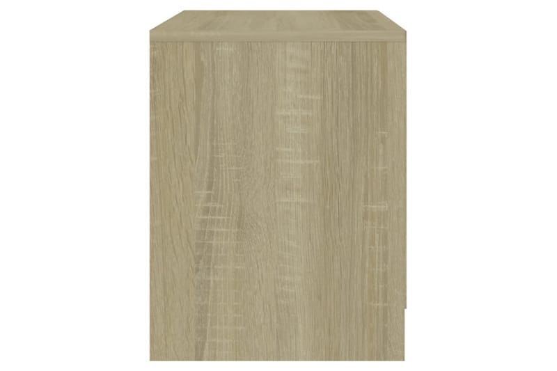 sengebord 45x34,5x44,5 cm spånplade sonoma-eg - Brun - Møbler - Borde - Aflastningsbord - Sengebord