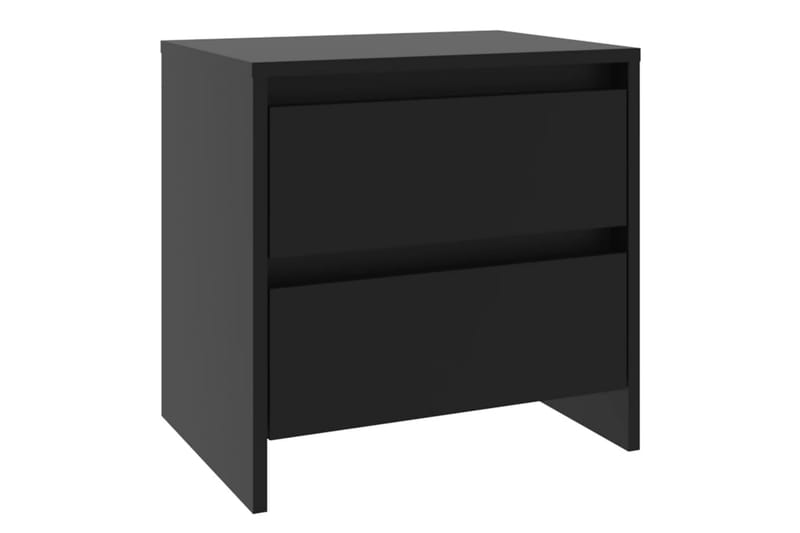 sengebord 45x34,5x44,5 cm spånplade sort - Sort - Møbler - Borde - Aflastningsbord - Sengebord