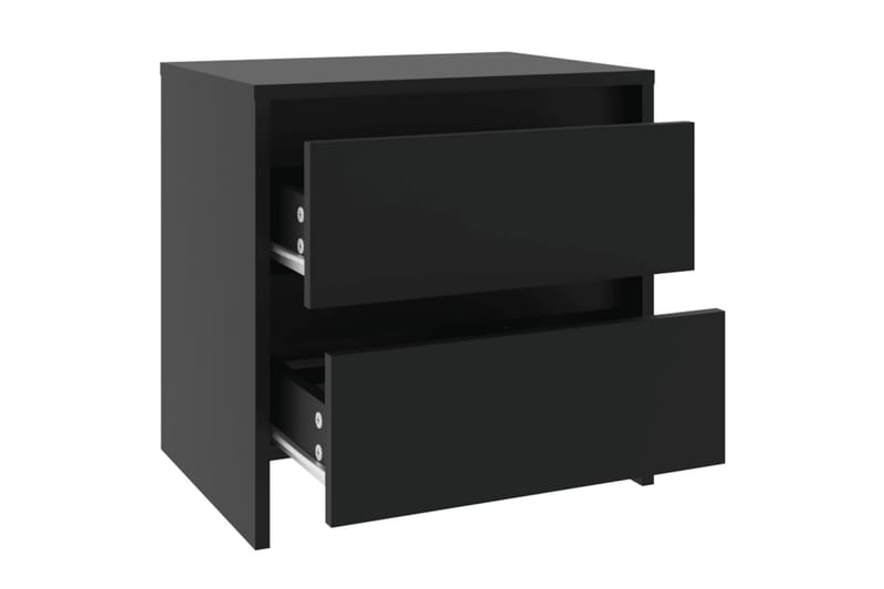 sengebord 45x34,5x44,5 cm spånplade sort - Sort - Møbler - Borde - Aflastningsbord - Sengebord