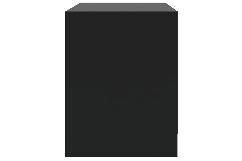 sengebord 45x34,5x44,5 cm spånplade sort - Sort - Møbler - Borde - Aflastningsbord - Sengebord