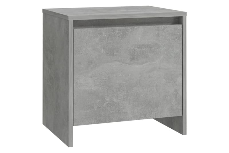 sengebord 45x34x44,5 cm spånplade betongrå - Grå - Møbler - Borde - Aflastningsbord - Sengebord