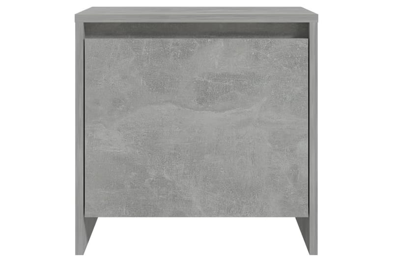 sengebord 45x34x44,5 cm spånplade betongrå - Grå - Møbler - Borde - Aflastningsbord - Sengebord