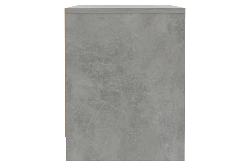 sengebord 45x34x44,5 cm spånplade betongrå - Grå - Møbler - Borde - Aflastningsbord - Sengebord