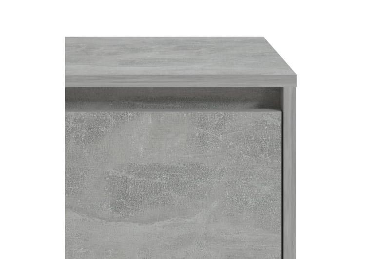 sengebord 45x34x44,5 cm spånplade betongrå - Grå - Møbler - Borde - Aflastningsbord - Sengebord