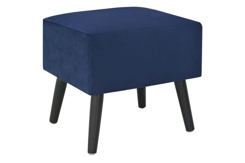 Sengebord Blå 40 X 35 X 40 Cm Fløjl - Blå - Møbler - Borde - Aflastningsbord - Sengebord