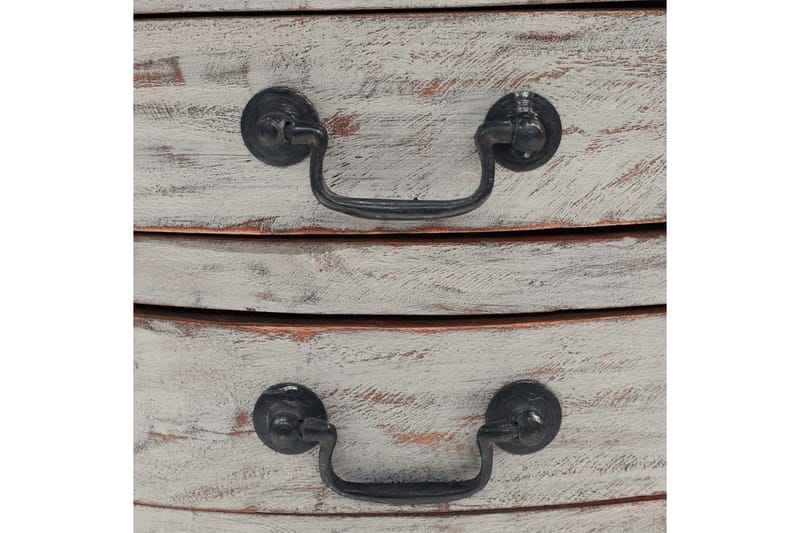 Sengebord I Massivt Genbrugstræ 48 X 35 X 64 Cm - Brun - Møbler - Borde - Aflastningsbord - Sengebord