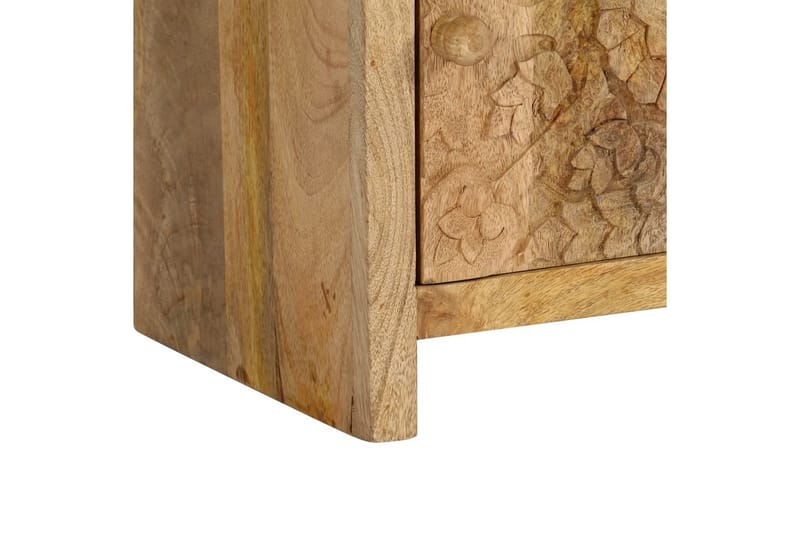 Sengebord I Massivt Mangotræ 40 X 30 X 50 Cm - Brun - Møbler - Borde - Aflastningsbord - Sengebord