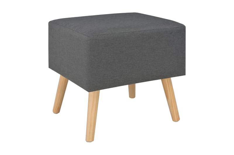 Sengebord Mørkegrå 40 X 35 X 40 Cm Stof - Grå - Møbler - Borde - Aflastningsbord - Sengebord