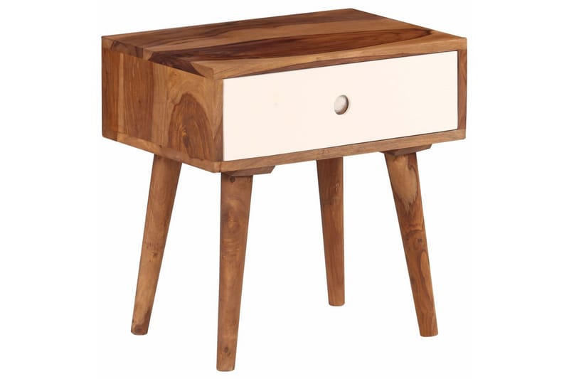 Sengebord Massivt Sheeshamtræ 45 X 30 X 45 Cm - Brun - Møbler - Borde - Aflastningsbord - Sengebord