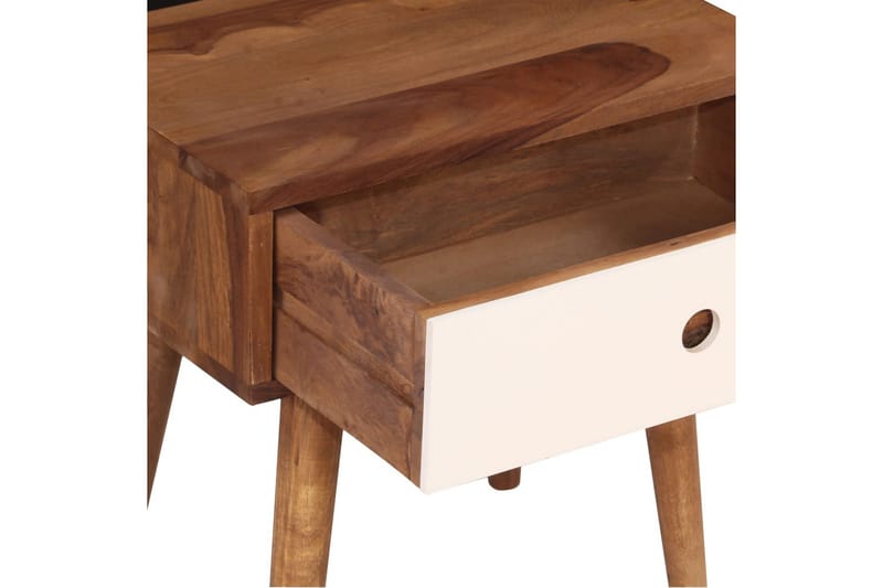 Sengebord Massivt Sheeshamtræ 45 X 30 X 45 Cm - Brun - Møbler - Borde - Aflastningsbord - Sengebord