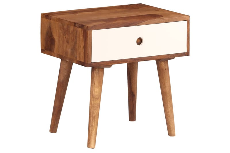 Sengebord Massivt Sheeshamtræ 45 X 30 X 45 Cm - Brun - Møbler - Borde - Aflastningsbord - Sengebord