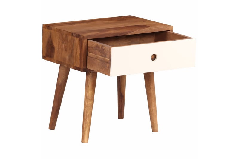 Sengebord Massivt Sheeshamtræ 45 X 30 X 45 Cm - Brun - Møbler - Borde - Aflastningsbord - Sengebord
