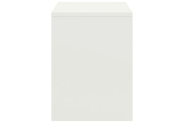 sengeborde 2 stk. 35x30x40 cm massivt fyrretræ hvid - Hvid - Møbler - Borde - Aflastningsbord - Sengebord